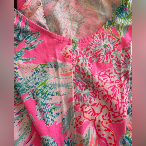 Lilly Pulitzer Skyelar Tank Dress SZ S Prosecco Pink Seaing Things - Picture 9 of 15